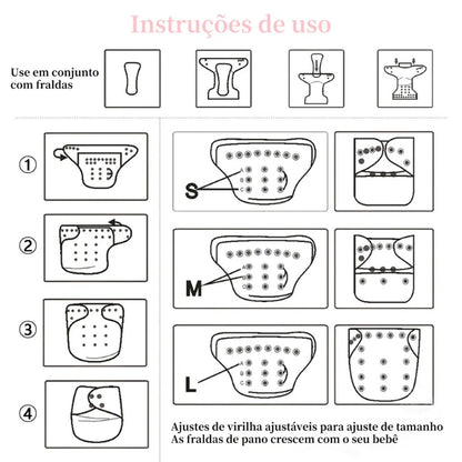 Fralda Aquática Reutilizável