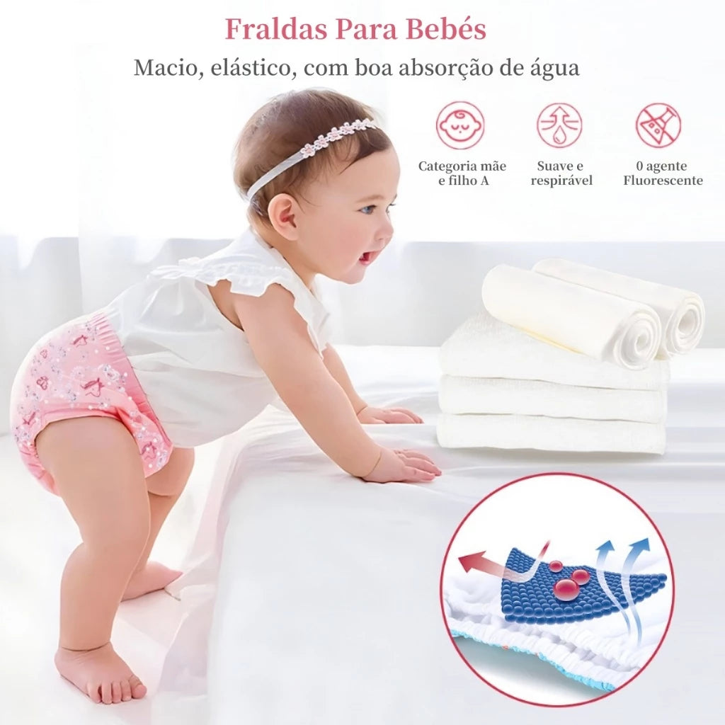 Fralda Aquática Reutilizável